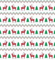 Knitted Christmas and New Year pattern in snowmen. Wool Knitting Sweater Design. Wallpaper wrapping paper textile print. Eps 10 vector