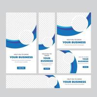 Business Banner Web Set vector