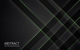 Modern abstract black background with green light composition. eps10 vector