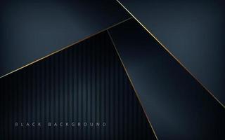 abstract black golden line overlap layers texture background. eps10 vector