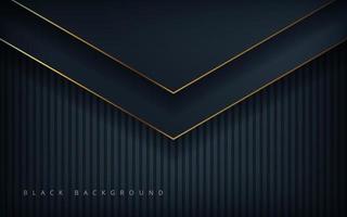 abstract black golden line overlap layers texture background. eps10 vector