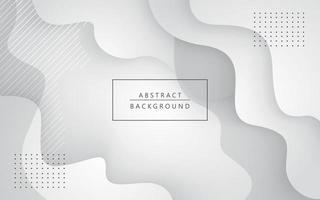 Minimal Abstarct Dynamic textured geometric background design in 3D style with white color. Eps10 Vector