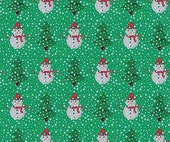 Christmas background, seamless tiling, great choice for wrapping paper pattern vector