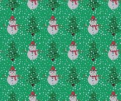 Christmas background, seamless tiling, great choice for wrapping paper pattern vector