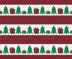 Knitted Christmas and New Year pattern esp 10 vector