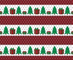 Knitted Christmas and New Year pattern esp 10 vector