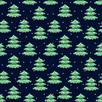 Christmas background, seamless tiling, great choice for wrapping paper pattern vector