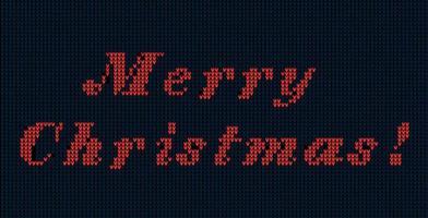 New Year's Christmas pattern knitted with foxes vector illustration eps
