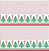 año nuevo navidad patrón pixel vector ilustración eps