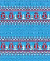 New Year s Christmas pattern pixel vector illustration eps