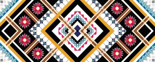Ethnic geometric pattern vector. Native African American Mexican Indonesia Aztec motif and bohemian pattern elements. designed for background, wallpaper,print, wrapping,tile, batik.vector Aztec motif vector