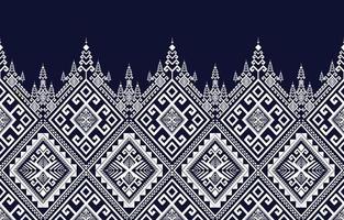 Abstract ethnic geometric ikat pattern. oriental African American Mexican Aztec motif textile and bohemian pattern vector elements. designed for background, wallpaper, print .vector ikat pattern.