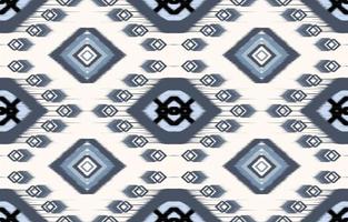 Ikat pattern design.Eethnic ikat pattern oriental African American Indonesia, Asia, Aztec motif textile and bohemian.design for background, wallpaper,carpet print, fabric, batik .vector ikat pattern. vector
