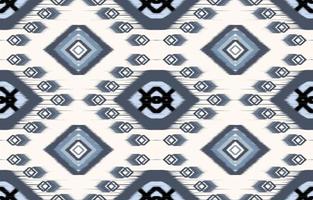 Ikat pattern design.Eethnic ikat pattern oriental African American Indonesia, Asia, Aztec motif textile and bohemian.design for background, wallpaper,carpet print, fabric, batik .vector ikat pattern. vector