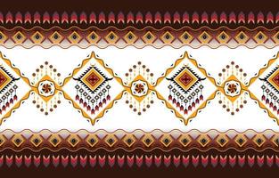 Abstract ethnic geometric ikat pattern. oriental African American Mexican Aztec motif textile and bohemian pattern vector elements. designed for background, wallpaper, print .vector ikat pattern.