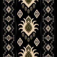 Ikat paisley. Geometric ethnic pattern oriental African American Pakistan,Asia,Aztec motif textile and bohemian.design for background, wallpaper,carpet print, fabric, batik,tile. Ikat pattern vector. vector
