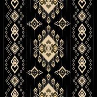 Paisley ikat. patrón étnico geométrico oriental afroamericano pakistán, asia, textil con motivos aztecas y bohemio. diseño para fondo, papel tapiz, estampado de alfombras, tela, batik, azulejo. vector patrón ikat.