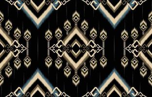 ikat patrón design.eethnic ikat patrón oriental afroamericano indonesia, asia, azteca motivo textil y bohemio.diseño para fondo, papel pintado, alfombra, tela, batik .vector patrón ikat. vector