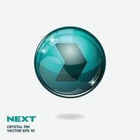 Next 3D Buttons vector