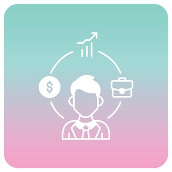 Stock Market Advisor Which Can Easily Modify Or Edit vector