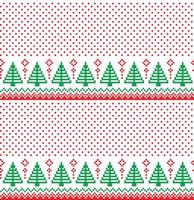 New Year s Christmas pattern pixel vector illustration eps
