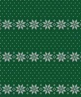 Knitted Christmas and New Year pattern vector