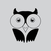 A minimal owl logo. An excellent logo suitable for any business. vector