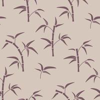 bamboo seamless pattern vector