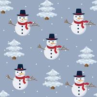 Christmas background, seamless tiling, great choice for wrapping paper pattern vector