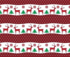 Knitted Christmas and New Year pattern esp 10 vector