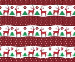 Knitted Christmas and New Year pattern esp 10 vector