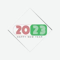 Happy new year 2023 vector