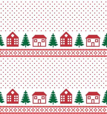New Year s Christmas pattern pixel vector illustration eps