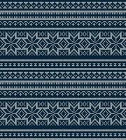 Knitted Christmas and New Year pattern. Wool Knitting Sweater Design. Wallpaper wrapping paper textile print. vector