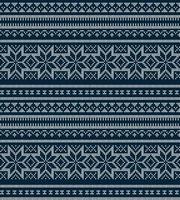 Knitted Christmas and New Year pattern. Wool Knitting Sweater Design. Wallpaper wrapping paper textile print. vector