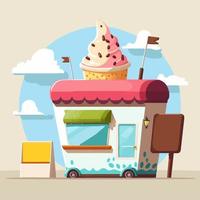 shop store fruit yogurt ice cream gelato logo icon cartoon art design  16088587 Vector Art at Vecteezy