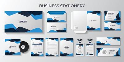 business stationery and identity, branding, Presentation Folder, Business card, Letterhead, Id card, Envelope, Email signature, Presentation folder, Invoice, CD cover, Book Cover design, vector