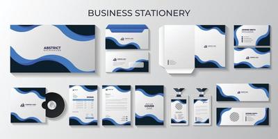 business stationery and identity, branding, Presentation Folder, Business card, Letterhead, Id card, Envelope, Email signature, Presentation folder, Invoice, CD cover, Book Cover design, vector