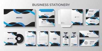 business stationery and identity, branding, Presentation Folder, Business card, Letterhead, Id card, Envelope, Email signature, Presentation folder, Invoice, CD cover, Book Cover design, vector