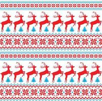 Knitted, pixel Christmas and New Year pattern. Wool Knitting Sweater Design. Wallpaper wrapping paper textile print. Eps 10 vector