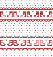 New Year s Christmas pattern pixel vector illustration eps