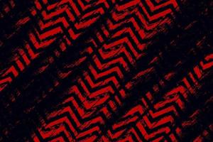 Abstract red and black grunge texture background with zigzag style vector