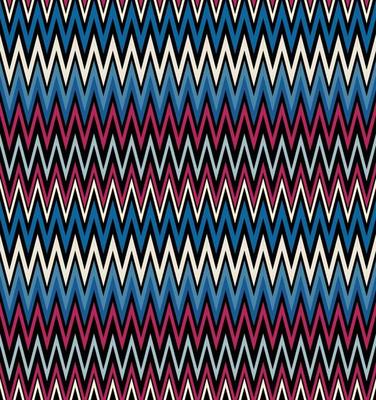 Vector background bright and colorful made of zig zag stripes
