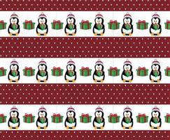 Knitted Christmas and New Year pattern esp 10 vector
