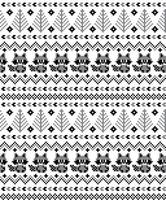 New Year's Christmas pattern pixel vector illustration