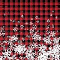 patrón de navidad y año nuevo en buffalo plaid. fondo festivo para diseño e impresión vector