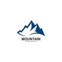 plantilla de negocio de logotipo de icono de alta montaña vector