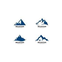 plantilla de negocio de logotipo de icono de alta montaña vector