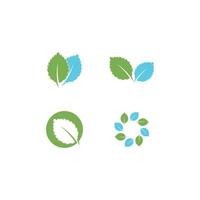 Mint leaf vector icon illustration