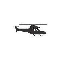 Helicopter logo vector icon illustration